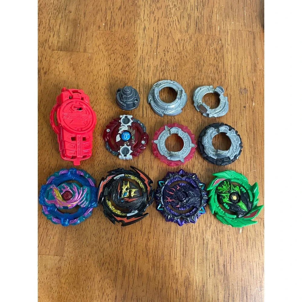 Beyblade Lot Burst Poison Surge Destruction Spinning Top Parts Read
